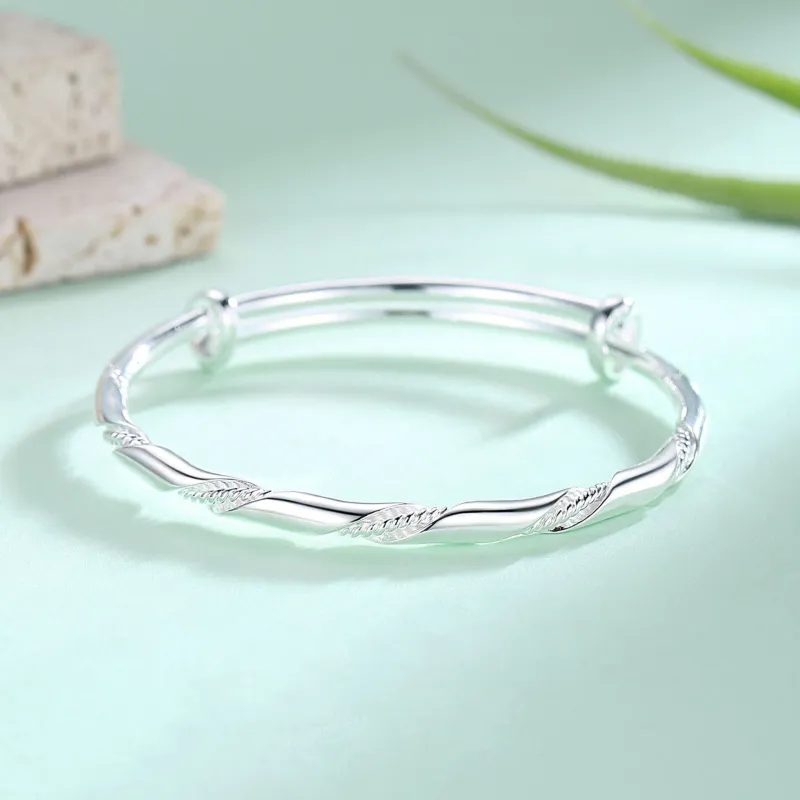 JUICY GRAPE S999 Fine Silver Bangles Women's-3