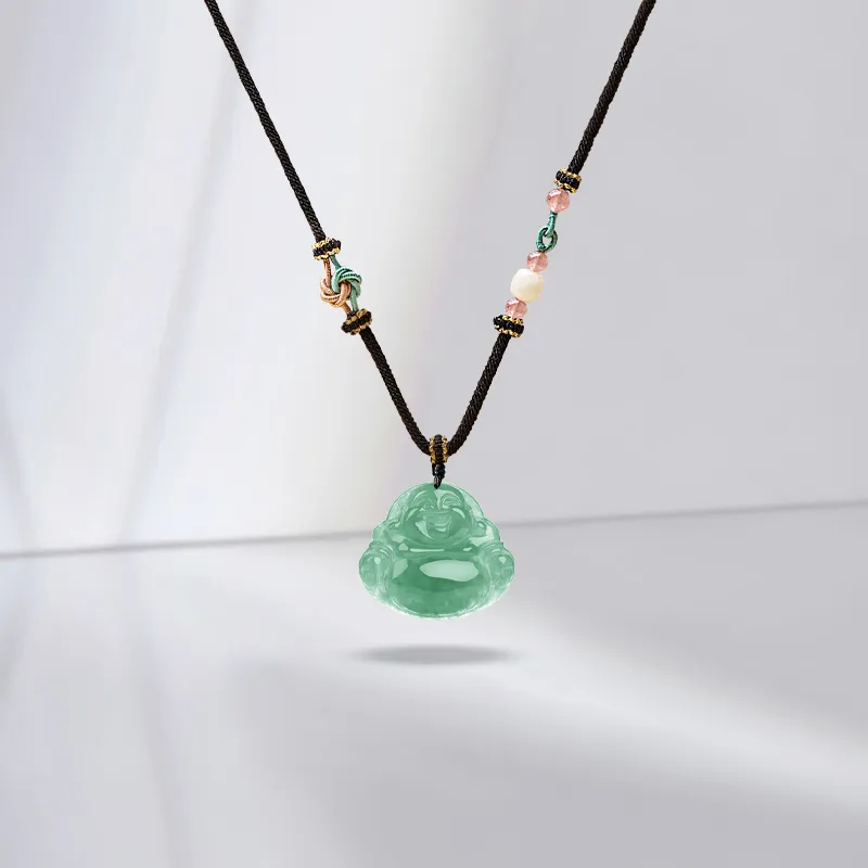 JUICY GRAPE African Emerald Jade Necklaces Unisex-3