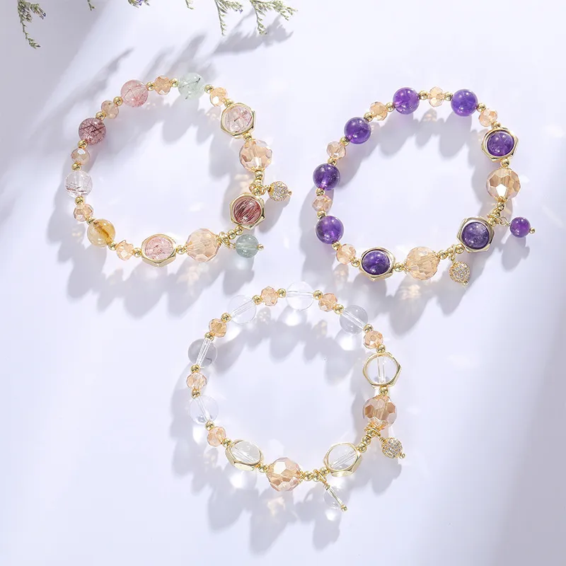 JUICY GRAPE Crystal Bracelets Unisex-3