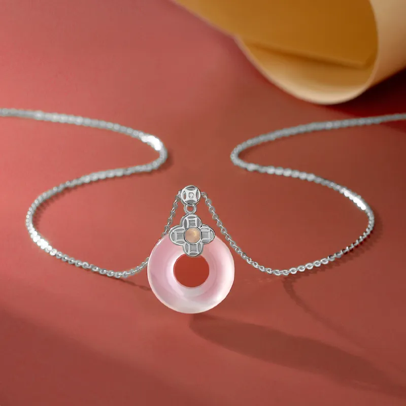 JUICY GRAPE Chalcedony Necklaces Women's-4