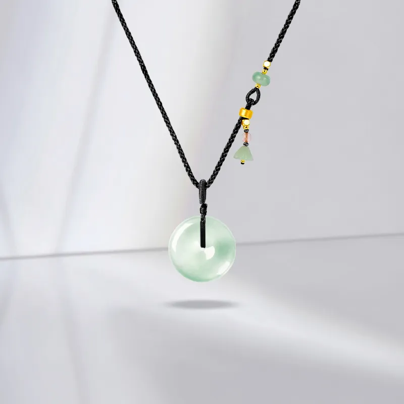 JUICY GRAPE African Emerald Jade Necklaces Unisex-3