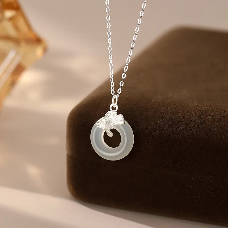JUICY GRAPE Chalcedony Jade Necklaces Women's-3