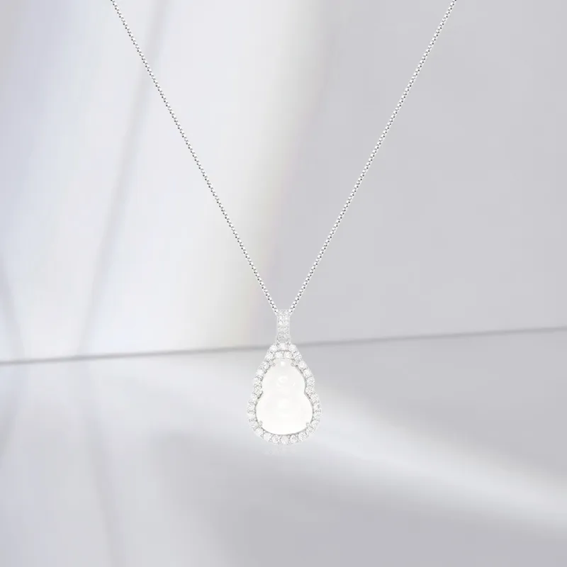 JUICY GRAPE Chalcedony Jade Necklaces Women's-3