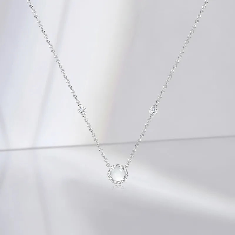 JUICY GRAPE Chalcedony Jade Necklaces Women's-3