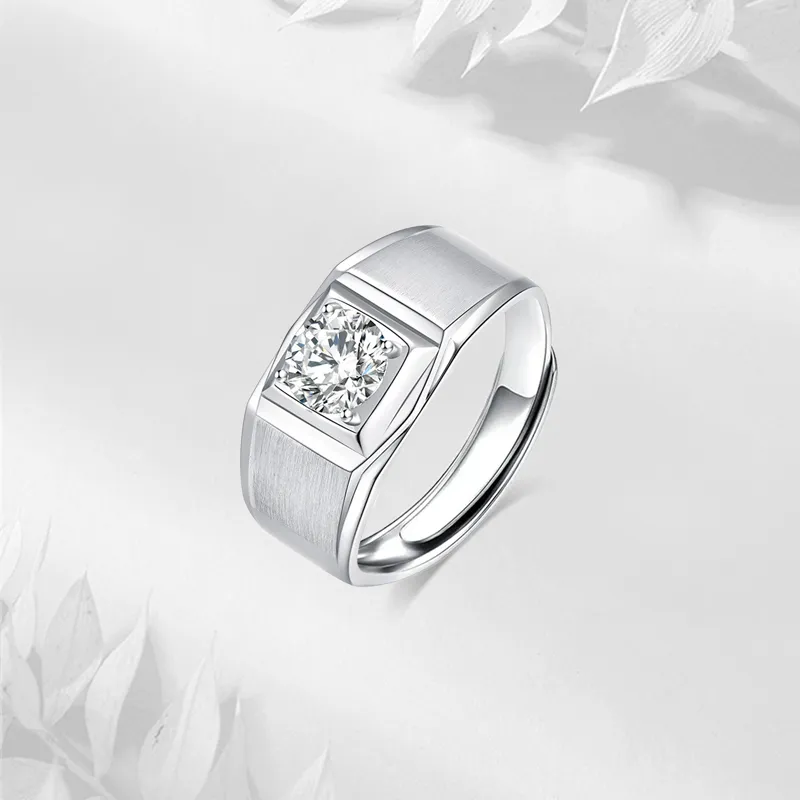 JUICY GRAPE S925 Silver Moissanite Rings Unisex-3