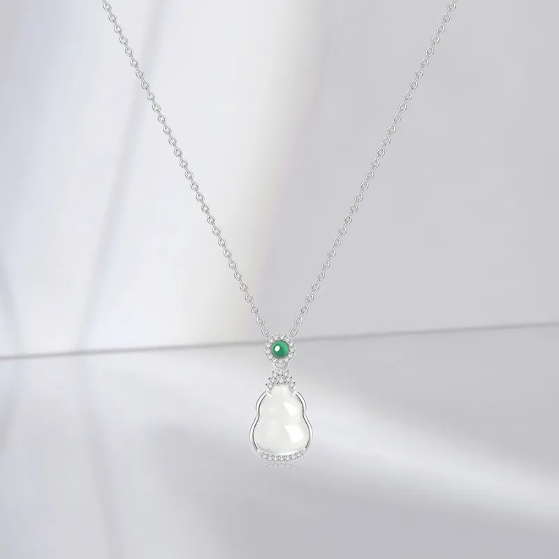 JUICY GRAPE Chalcedony Jade Necklaces Women's-3