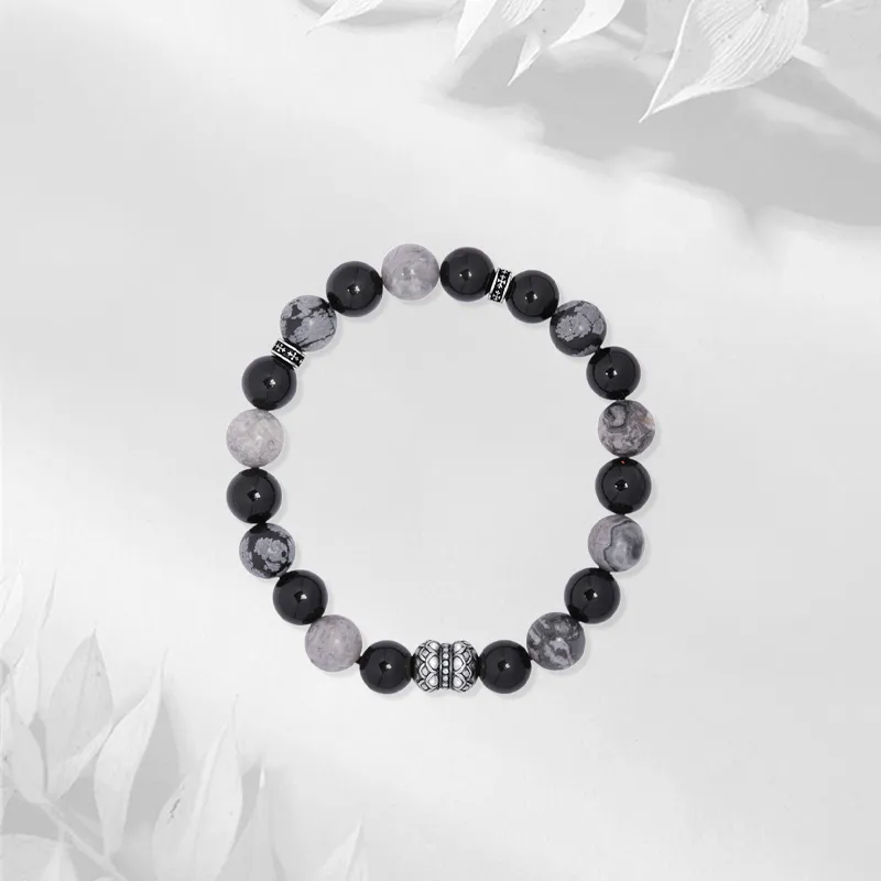 JUICY GRAPE Obsidian Bracelets Unisex-3