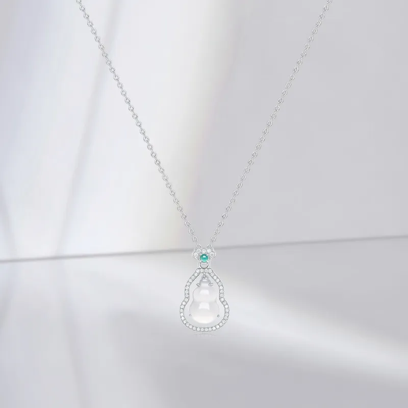 JUICY GRAPE Chalcedony Jade Necklaces Women's-1