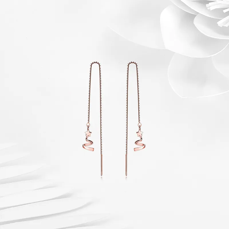 JUICY GRAPE S925 Silver Drop Earrings Women's-1
