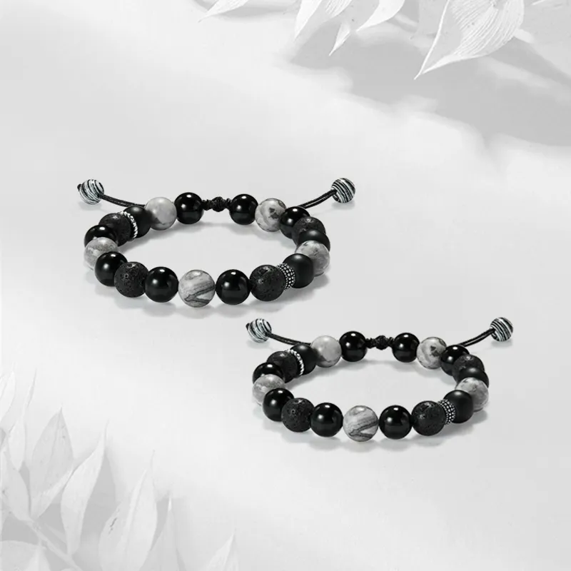 JUICY GRAPE Agate Bracelets Unisex-1