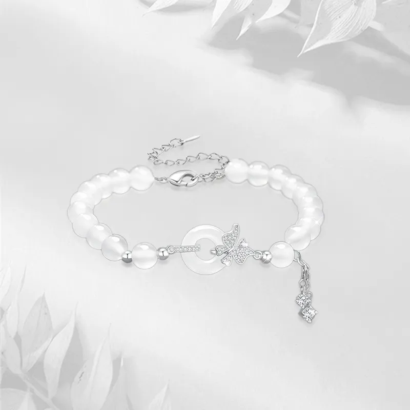 JUICY GRAPE Chalcedony Bracelets Unisex-3