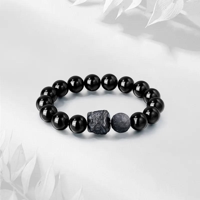 JUICY GRAPE Obsidian Bracelets Unisex-5