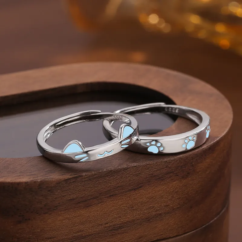 JUICY GRAPE S999 Fine Silver Rings Unisex-2