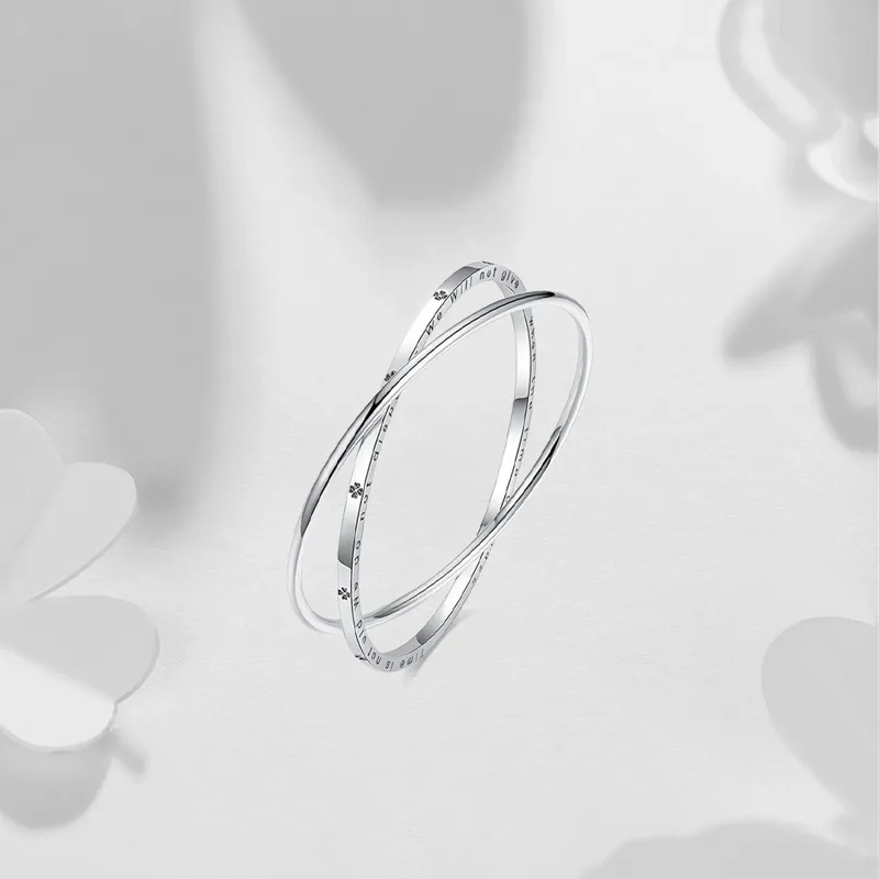 JUICY GRAPE S999 Fine Silver Bangles Women's-3