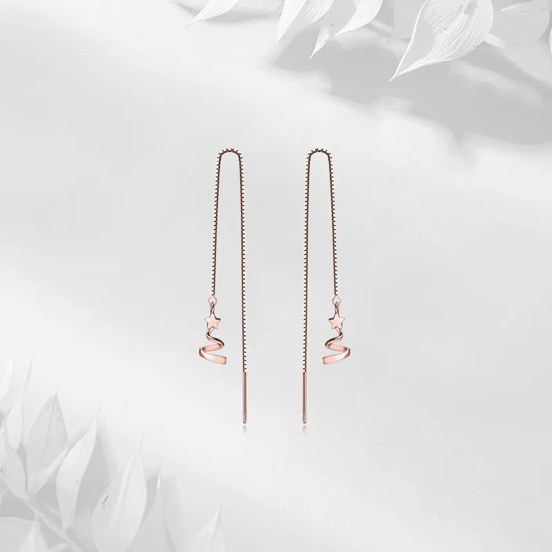 JUICY GRAPE S925 Silver Drop Earrings Women's-3
