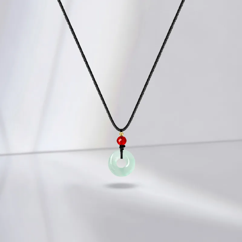 JUICY GRAPE African Emerald Jade Necklaces Women's-3