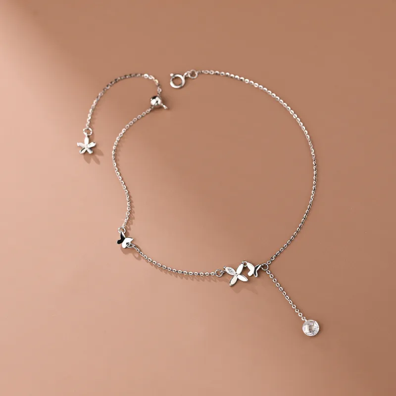 JUICY GRAPE S925 Silver Anklets Women's-2