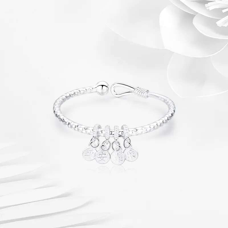JUICY GRAPE S999 Fine Silver Sterling Silver Bracelets Women's-3