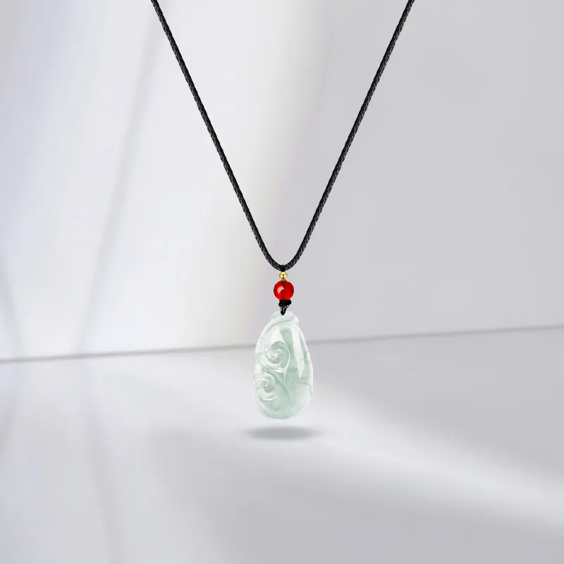 JUICY GRAPE African Emerald Jade Necklaces Women's-3