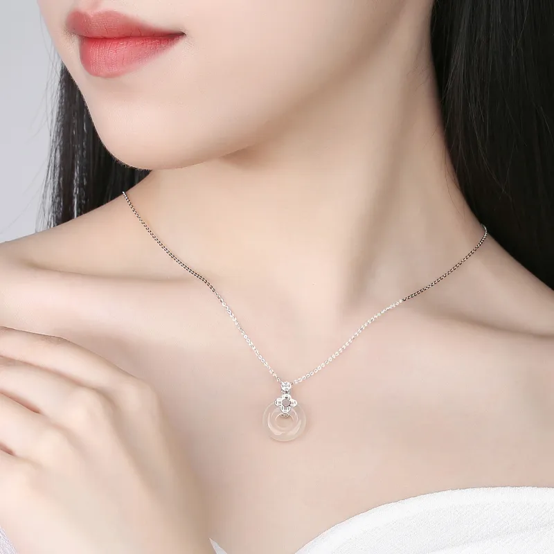 JUICY GRAPE Chalcedony Necklaces Women's-3