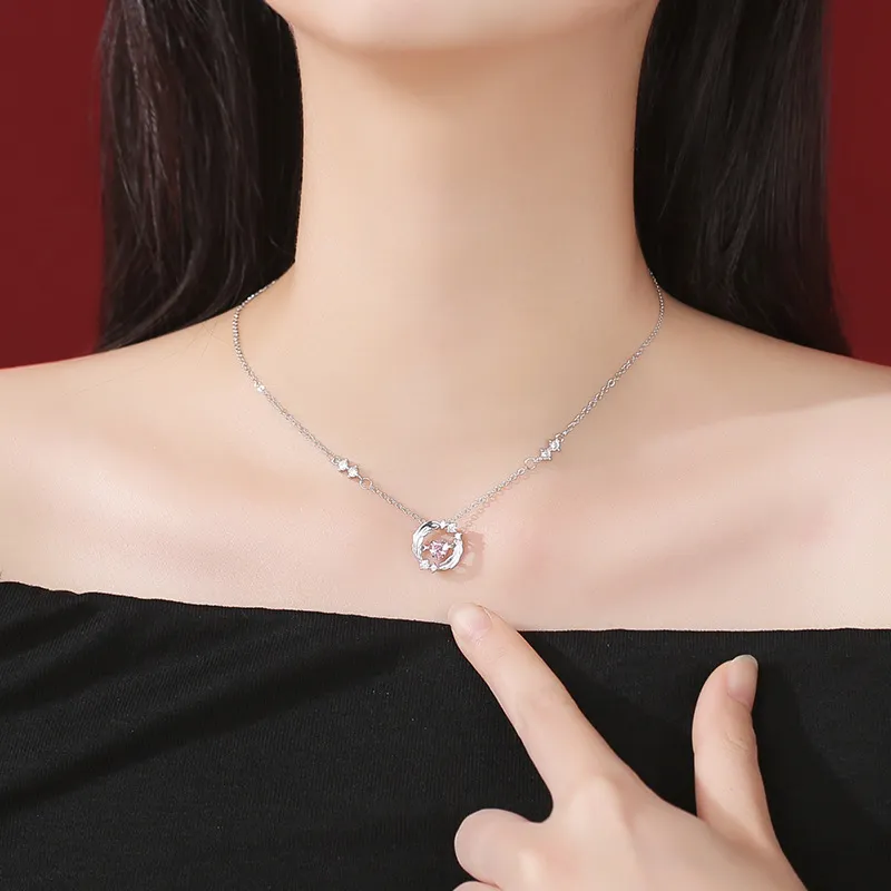 JUICY GRAPE Alloy Zircon Necklaces Women's-6