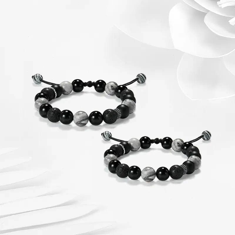 JUICY GRAPE Agate Bracelets Unisex-3