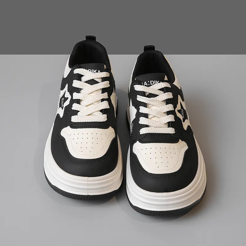 SHENGERLEIDE Non slip Lightweight Low Top Skateboard Shoes Women's-3