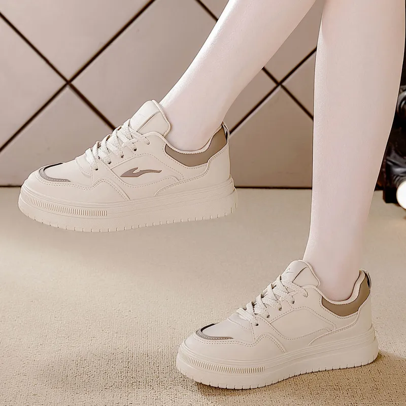 SHENGERLEIDE Balanced, Lightweight, And Breathable Low Top Skateboard Shoes Women's-7