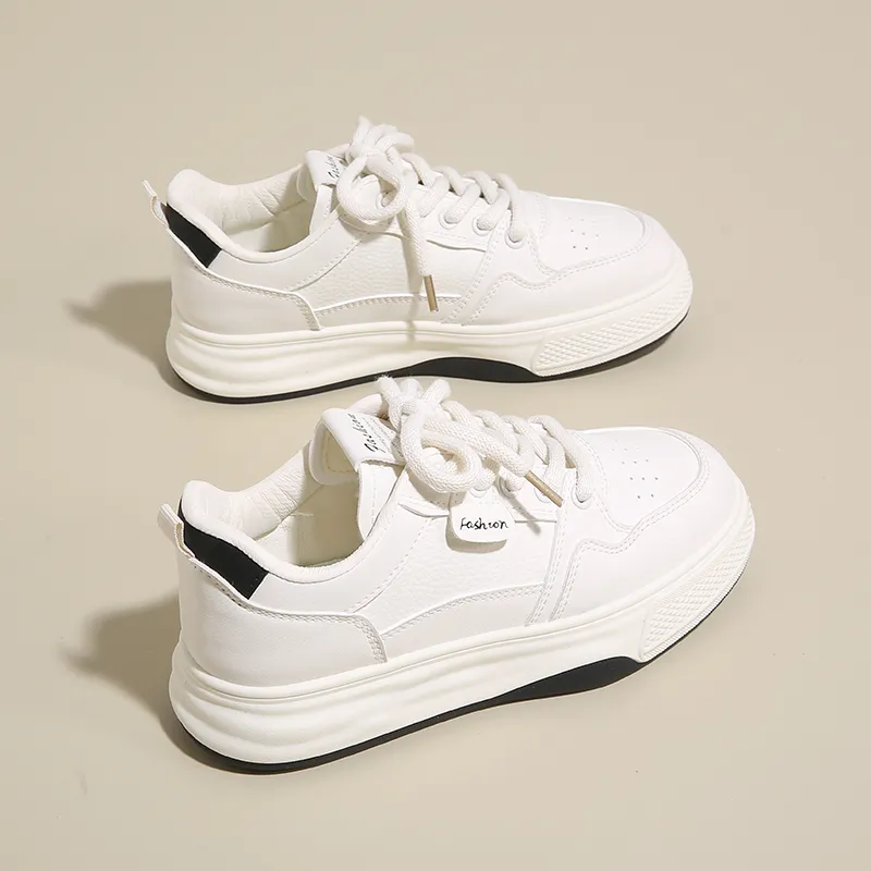 SHENGERLEIDE Slip Resistant Breathable Abrasion Resistant Low Top Skateboard Shoes Women's-7
