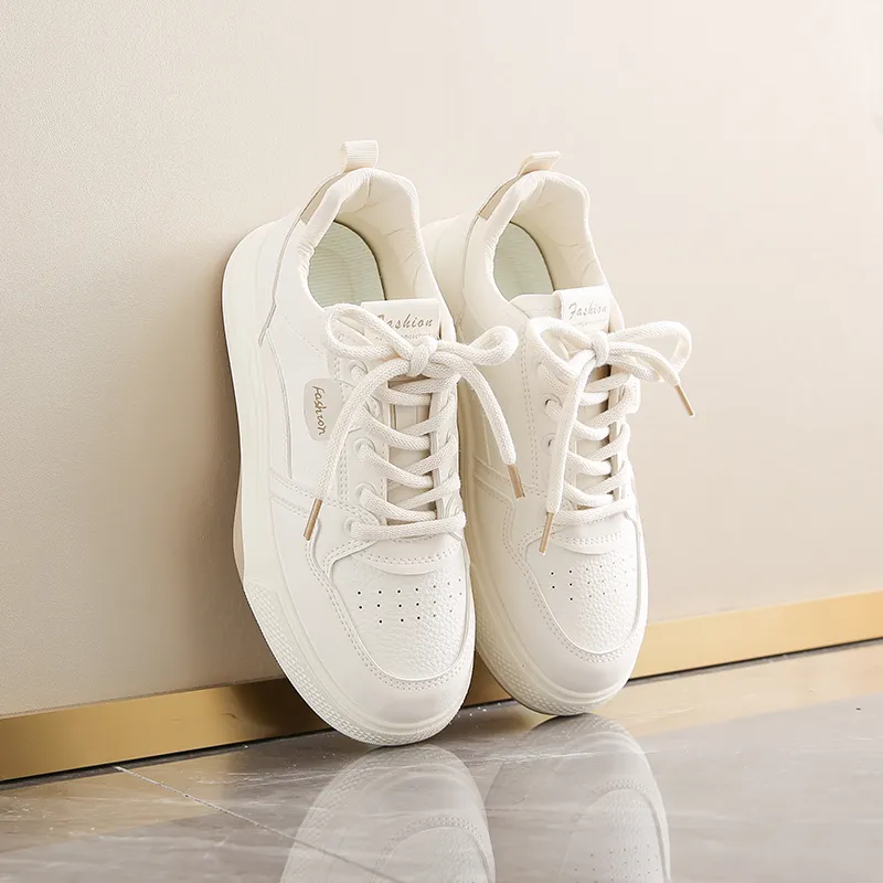 SHENGERLEIDE Slip Resistant Breathable Abrasion Resistant Low Top Skateboard Shoes Women's-4