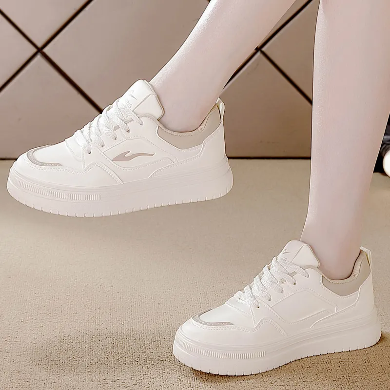 SHENGERLEIDE Balanced, Lightweight, And Breathable Low Top Skateboard Shoes Women's-4