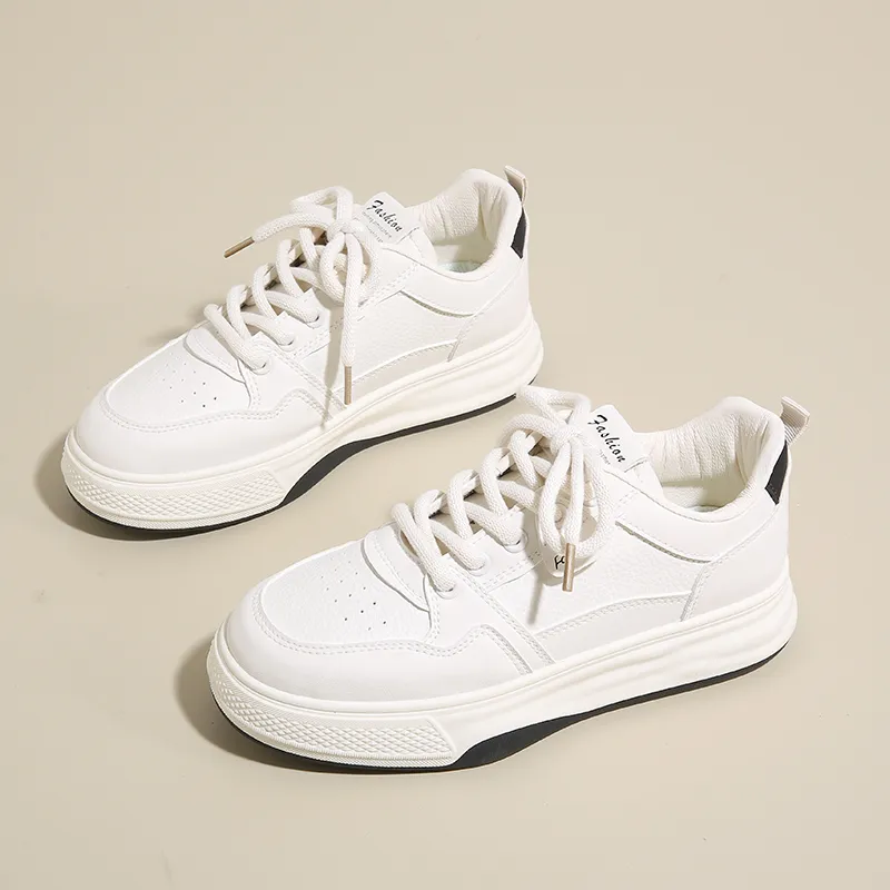 SHENGERLEIDE Slip Resistant Breathable Abrasion Resistant Low Top Skateboard Shoes Women's-6