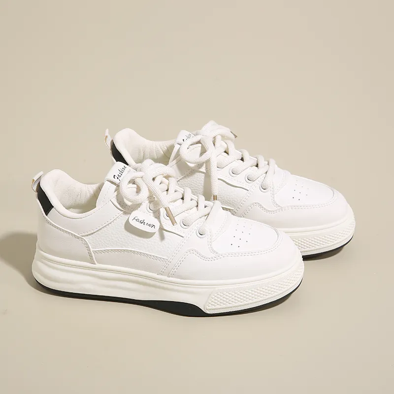 SHENGERLEIDE Slip Resistant Breathable Abrasion Resistant Low Top Skateboard Shoes Women's-8