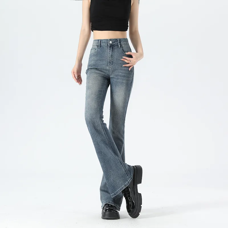 YINLEI SS24 Jeans Women's Nostalgic Blue-3