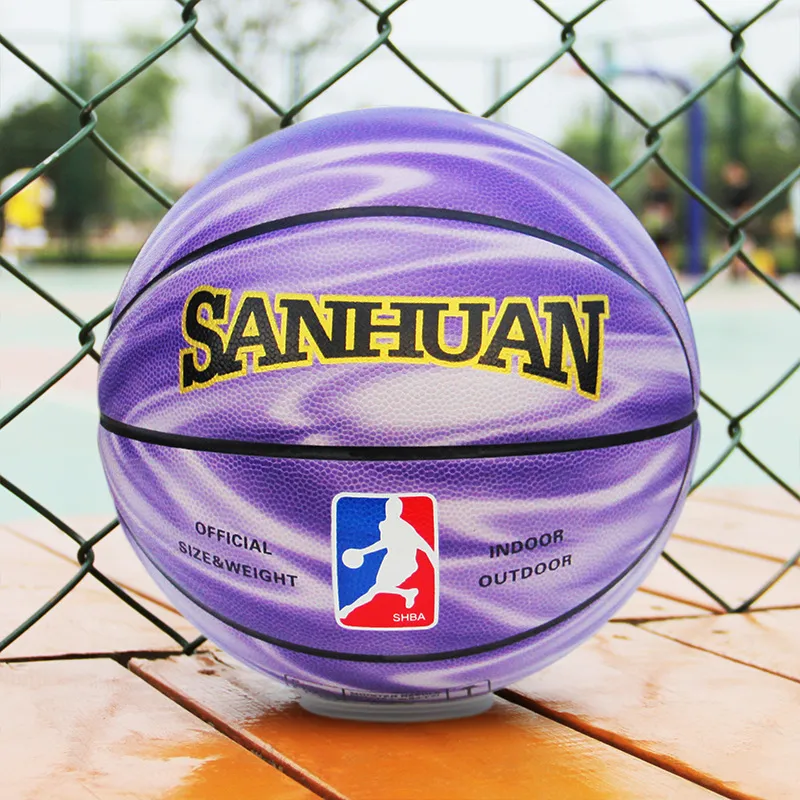 THREEHUAN PU Basketball Size 7 Training Unisex-17