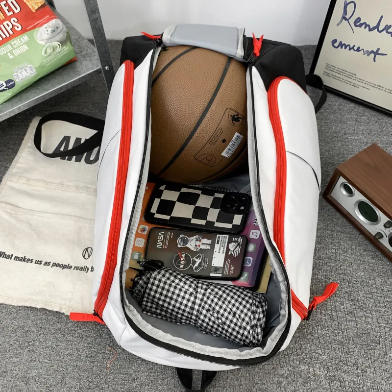 THREEHUAN Basketball Backpack Backpack Water Repellent Unisex-3