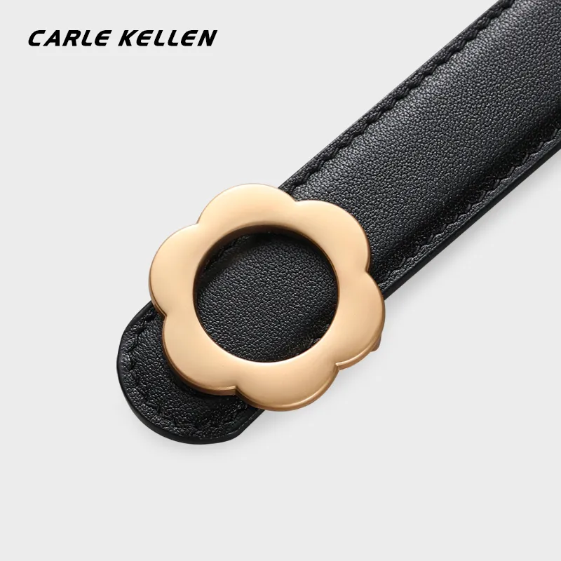 CARLE KELLEN Cow Leather Belts Women's 2.3cm-3