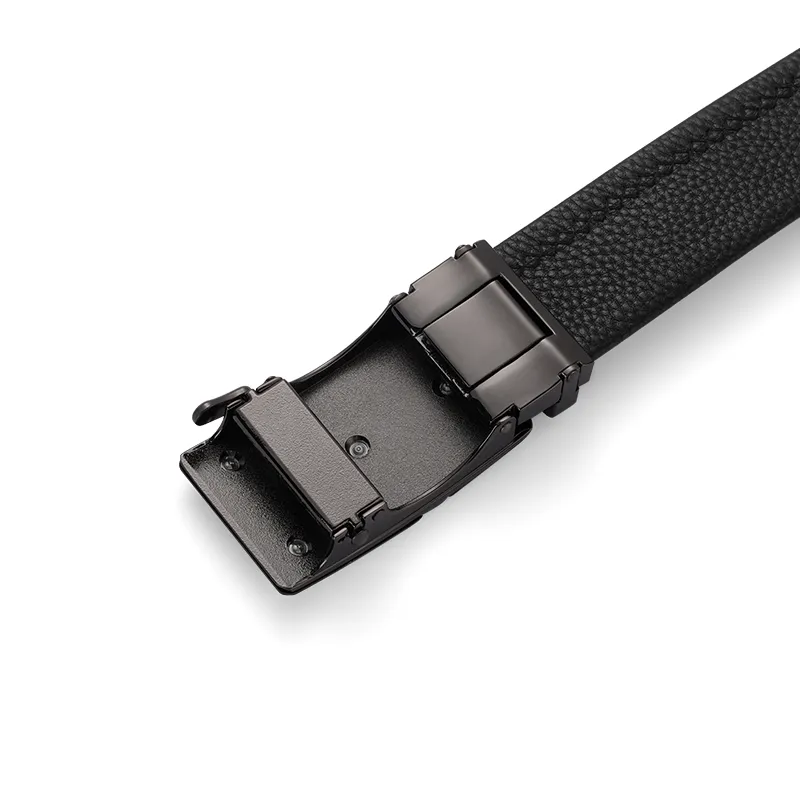 CARLE KELLEN Genuine Leather Automatic Buckle Business Casual Leather Belts Men's Width  3.5cm-3