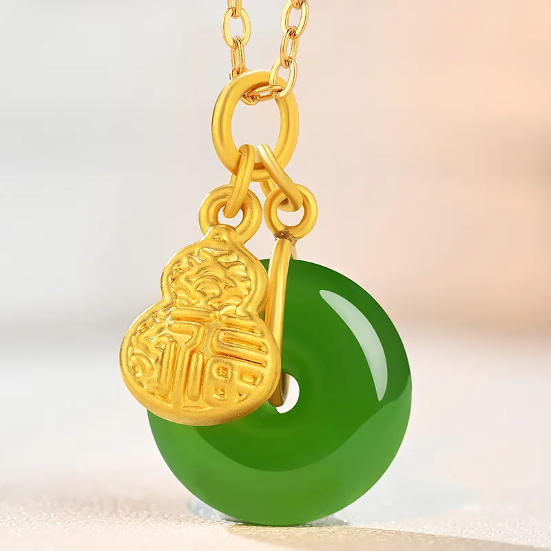 Dragonsign Hetian Jade Necklaces Jasper Unisex-1