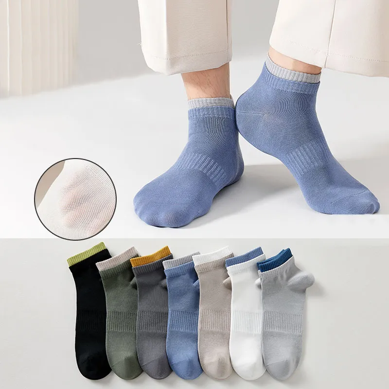 Cotton Gene Ankle Socks Men's Multiple Pairs Combo Set-3