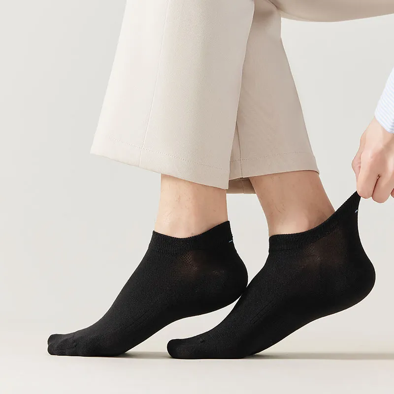 Cotton Gene No Show Socks Men's Combo Set-25