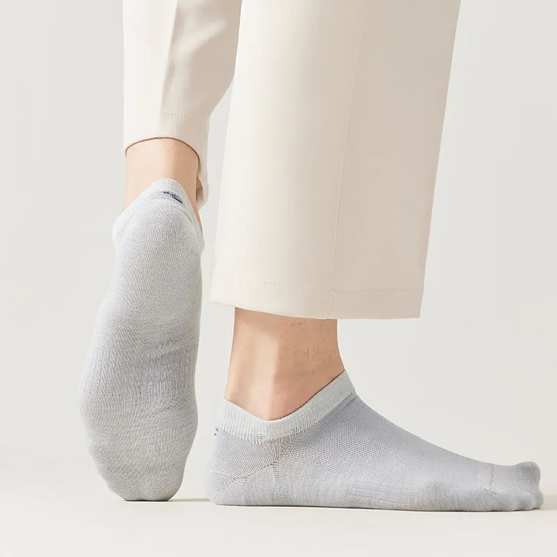 Cotton Gene No Show Socks Men's Combo Set-24