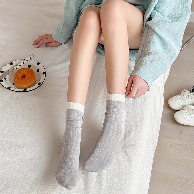 Cotton Gene Mid Calf Socks Unisex Combo Set-4