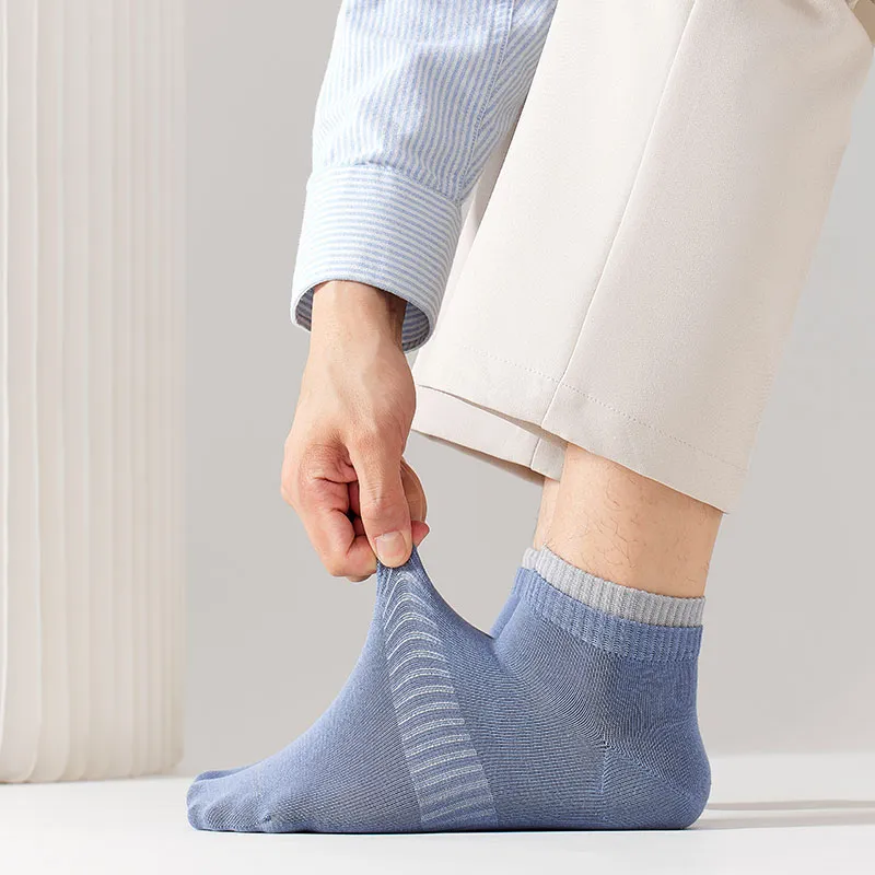 Cotton Gene Ankle Socks Men's Multiple Pairs Combo Set-13
