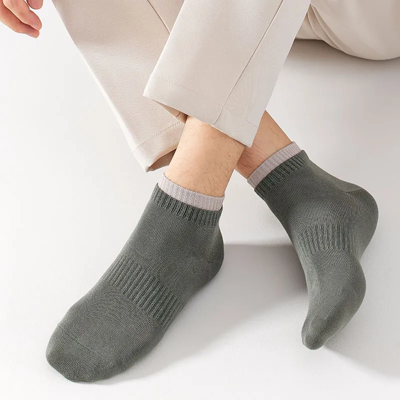 Cotton Gene Ankle Socks Men's Multiple Pairs Combo Set-7
