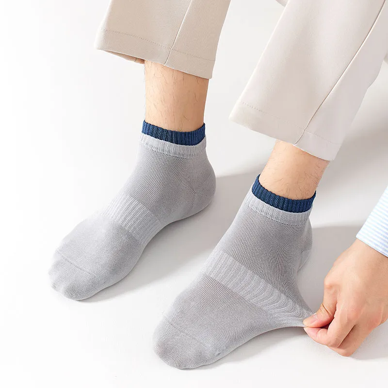 Cotton Gene Ankle Socks Men's Multiple Pairs Combo Set-16