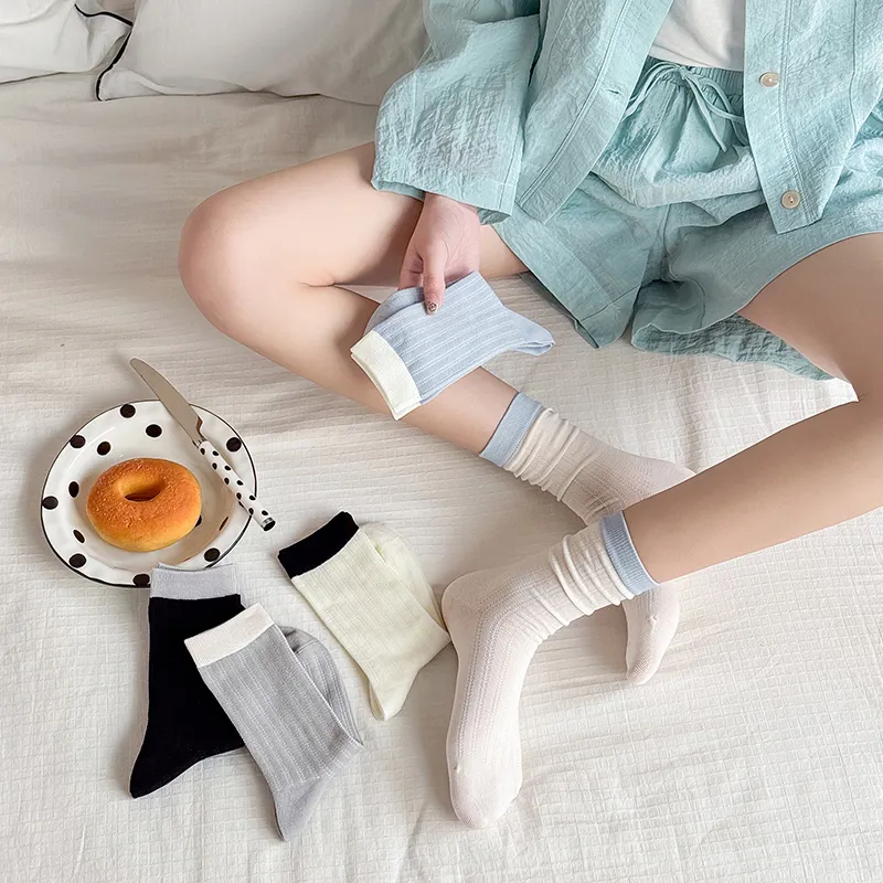 Cotton Gene Mid Calf Socks Unisex Combo Set-22