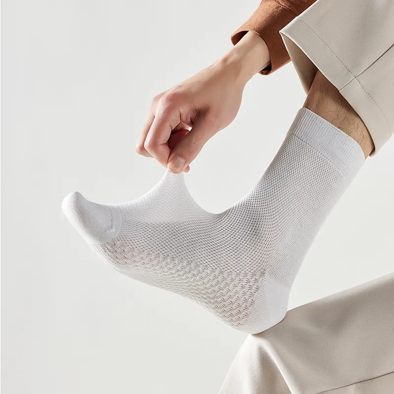 Cotton Gene Mid Calf Socks Men's Combo Set-14