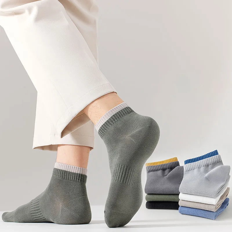 Cotton Gene Ankle Socks Men's Multiple Pairs Combo Set-4