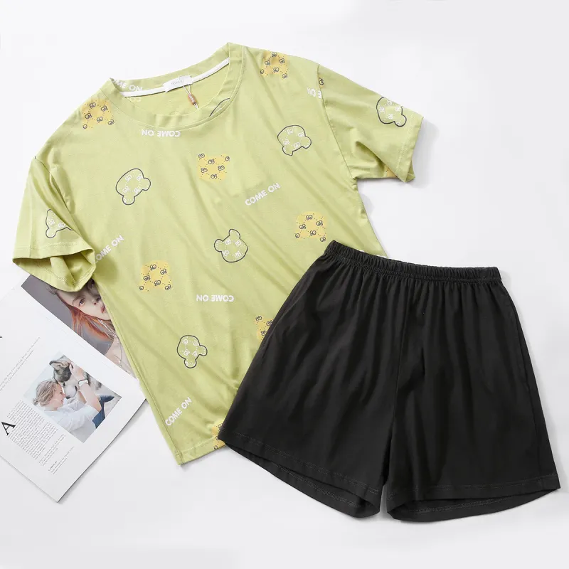 GOSO Pajama Set Women's Pea Green-2